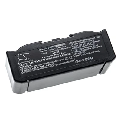 Abbildung von vhbw Akku kompatibel mit iRobot Roomba 5150, 7150, 7550, E5, e5150, e515020, e5152 Staubsauger Home Cleaner Heimroboter (5200mAh, 14,4V, Li Ion)