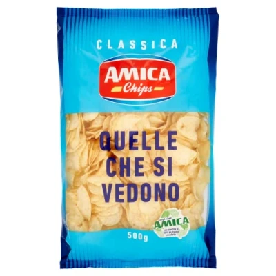 Abbildung von 5x Amica Chips Classica Patatin Potato Salted 500 g + Italian Gourmet Polpa 400g