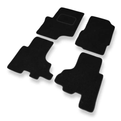Abbildung von Mossa Fußmatten Auto kompatibel mit Chevrolet Trailblazer II (2002 2009) schwarz Automatten Autoteppiche 1