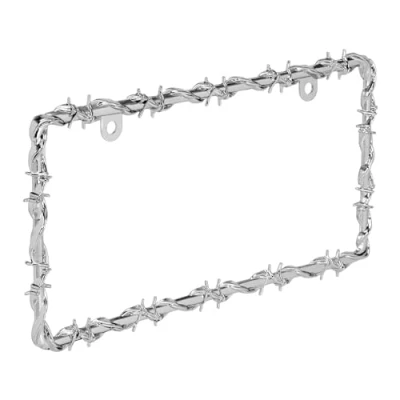 Abbildung von Bell Automotive 22 1 46144 8 Universal Stacheldraht Design Kennzeichenrahmen