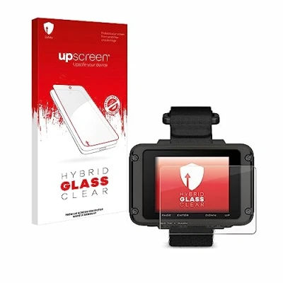 Abbildung von upscreen Schutzglas für Garmin Foretrex 801 Schutzfolie, Glas Folie [Klar, 9H Panzerschutz, Anti Fingerprint]