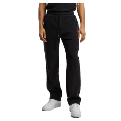 Abbildung von Urban Classics Jacquard WIDE Jogginghose, Herren, Größe: XL, Black