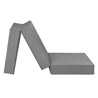 Abbildung von Klappmatratze Premium Gästematratze XXL, Badenia Trendline, 15 cm hoch, platzsparende Faltmatratze zum Campen, auf Reisen oder als Gästebett