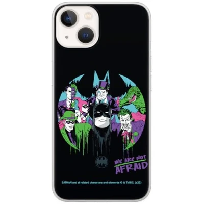 Abbildung von ERT GROUP Handyhülle für iPhone 13 Mini Original und offiziell Lizenziertes DC Muster Batman 100 optimal an die Form des Handy angepasst, hülle aus TPU