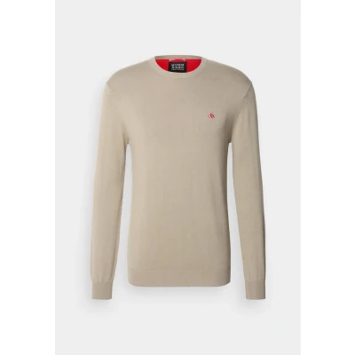 Abbildung von Scotch &amp; Soda Essential Sweater Strickpullover, Herren, Größe: Large, Mocha