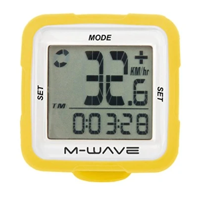 Abbildung von M Wave Fahrradcomputer XIV Silicon, Gelb, 11116