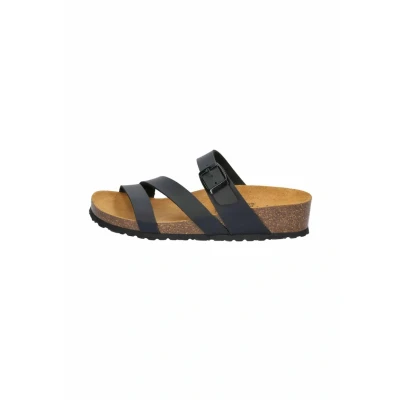 Abbildung von LICO Pantolette flach, Damen, Größe: 41, Dunkelschwarz Schuhe