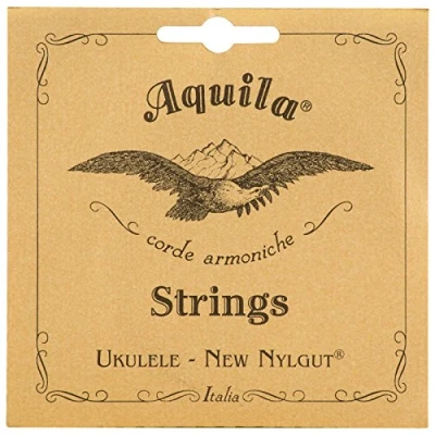 Abbildung von Aquila New Nylgut aq 15 Tenor Ukulele Saiten Wunde Low G Set von 4