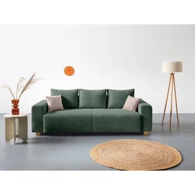 Abbildung von COLLECTION AB Schlafsofa &quot;Yves&quot;, Bettfunktion,Bettkasten,Bonnelfederkern, Rückenkissen,Zierkissen