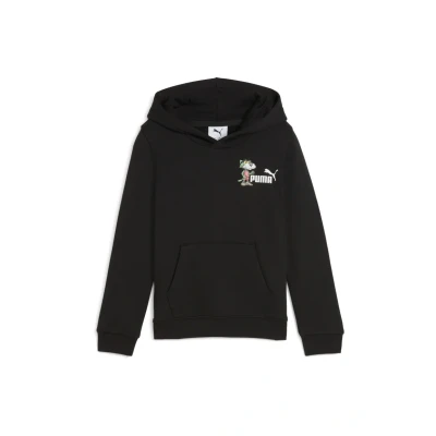 Abbildung von Super Puma Hoodie Kinder Mit Print Black Größe: 2 3Y