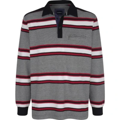 Abbildung von Babista Luccavera Poloshirt, Herren, Größe: Medium, Grau gestreift