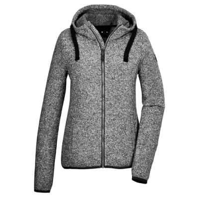 Abbildung von G.I.G.A. DX by killtec Damen Strickfleecejacke/Fleecejacke mit Kapuze GW 52 WMN KNTFLC JCKT, schwarz, 50, 42233 000