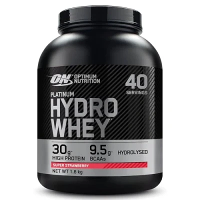 Abbildung von OPTIMUM NUTRITION Platinum HydroWhey (1,6kg) Super Strawberry