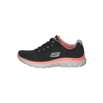 Abbildung von Skechers Damen Flex Appeal 4.0 Fresh Move Sneaker, Black Mesh / Coral &amp; Lavender Trim, 41 EU