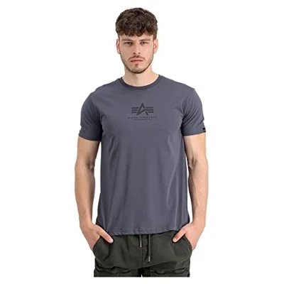 Abbildung von ALPHA INDUSTRIES Herren Basic T Ml Shirt, Grau , L