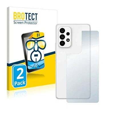 Abbildung von BROTECT (2 Stück Schutzfolie für Samsung Galaxy A53 5G (Rückseite) Displayschutz Folie Ultra Klar