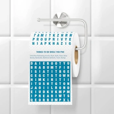 Abbildung von Mad Monkey Toilettenpapier Things to do while you poo
