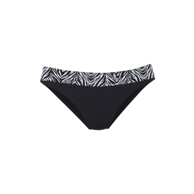 Abbildung von s.Oliver Badehose Slip, Damen, Größe: 34, Schwarz weiß