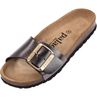 Abbildung von Palado Malta EGS Pantolette flach, Damen, Größe: 39, Dunkelgold Schuhe