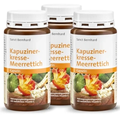 Abbildung von Sanct Bernhard Kapuzinerkresse Meerrettich Kapseln 3er Pack 3x180 St
