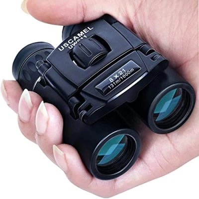 Abbildung von USCAMEL 8x21 Mini Doppelfernrohr Fernglas, Hohe Vergrößerung und Auflösung