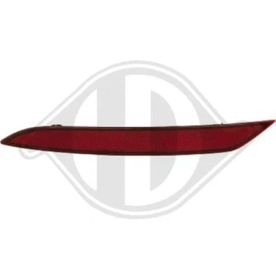 Abbildung von DIEDERICHS 2217097 Rückstrahler Rot links VOLKSWAGEN: Golf 7 Schrägheck, Variant