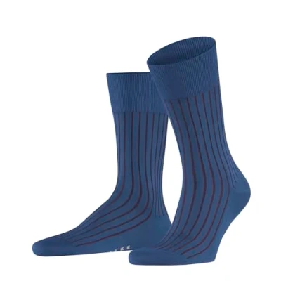 Abbildung von FALKE Herren Shadow M So Baumwolle Gemustert 1 Paar Socken, Blauw (Sapphire 6055), 45 46