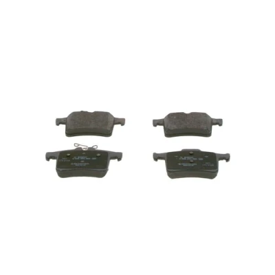 Abbildung von BOSCH 0 986 494 480 Bremsbelagsatz Low Metallic mit Anti Quietsch Blech JAGUAR: XF Limousine, XK Cabrio, XJ Limousine