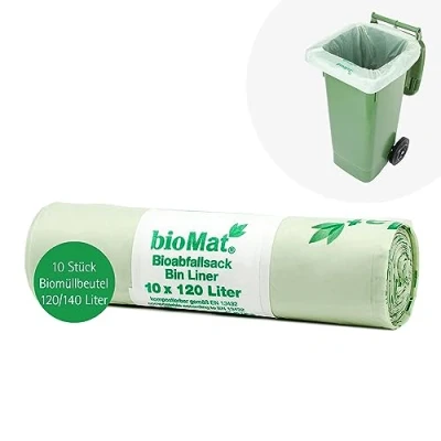 Abbildung von Biomat Kompostierbare Müllsäcke 120L 10 Säcke 120 L