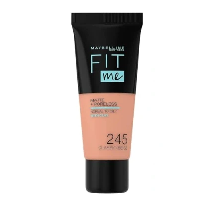 Abbildung von Maybelline Fit Me Matte + Poreless Foundation 245 Classic Beige