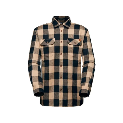 Abbildung von Mammut Tamaro Longsleeve Hemd, Herren, Größe: XL, Savannah black