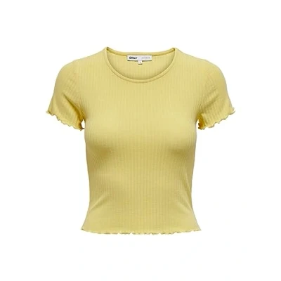 Abbildung von ONLY Short Sleeve Tshirt basic, Damen, Größe: Small, Gelb