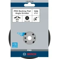 Abbildung von Bosch 1x PRO Backing Pad für Bohrer (Ø 125 mm, Professional Zubehör Bohrmaschine/Schrauber)