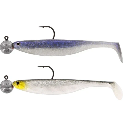 Abbildung von Westin SHADTEEZ SLIM 3&quot; 2 Stück Ready and Rigged CLEAR WATER MIX