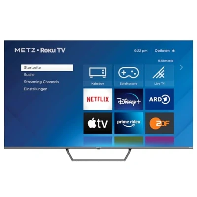 Abbildung von METZ Blue Roku TV, QLED 4K, Smart 50 Zoll, 127cm, Triple Tuner, WLAN, LAN, HDMI, USB, 50MQE7011