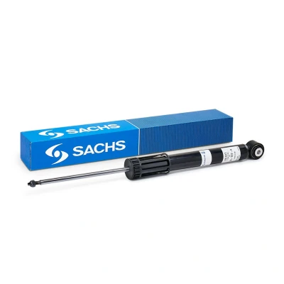 Abbildung von SACHS 318 817 Stoßdämpfer Gasdruck Zweirohr Teleskop oben Stift, unten Auge VOLKSWAGEN: Polo VI