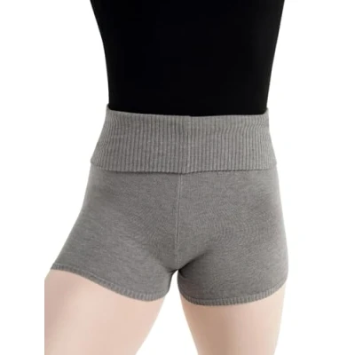 Abbildung von Capezio Damen Foldover Boyshort, Grau, L
