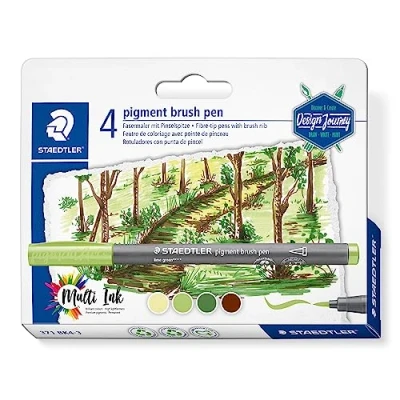 Abbildung von pigment brush blister 4 st forest colours