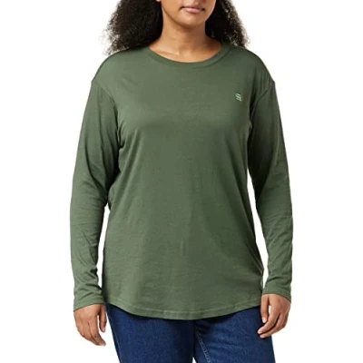 Abbildung von G STAR RAW Damen Lash Fem Loose Top, Grün (lt hunter D21372 4107 8165), XS