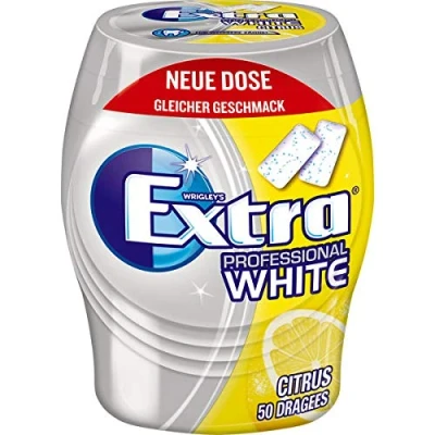 Abbildung von Wrigley&#039;s Kaugummi Extra Professional White Citrus mit 50 Dragees, 12er Set (12 x Dragees)