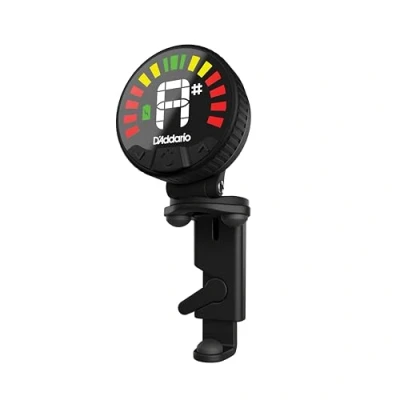 Abbildung von D&#039;Addario Nexxus 360 wiederaufladbarer Violin Tuner Ansteckbarer für Violine Automatische Abschaltung Einstellbarer Vollfarb LED Bildschirm