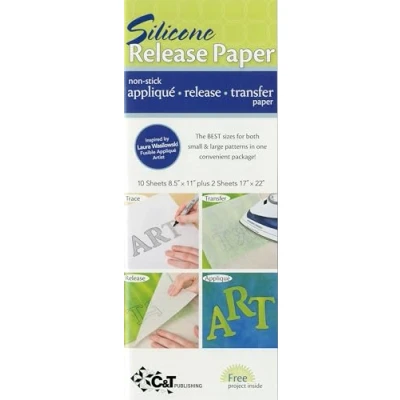 Abbildung von Silicone Release Paper: Non Stick Applique * Transfer Paper
