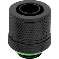 Abbildung von Corsair Hydro X Series XF Kompressions anschluss (AD/ID 10/13mm (1/2 Zoll/3/8 Zoll), Viererpack, G1/4 Zoll BSPP Adaptergewinde, Messing Gefertigt Haltbarkeit) schwarz
