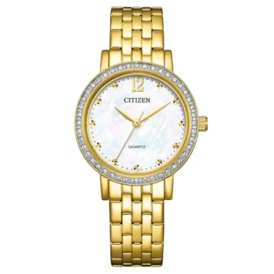 Abbildung von Citizen EL3102 50D Quarz Damenuhr Goldfarben