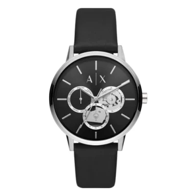 Abbildung von Armani Exchange Multifunction Uhr Black/ silvercoloured, Herren, Größe: One Size, silver coloured