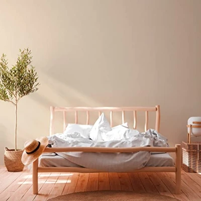 Abbildung von A.S. Création Vliestapete &quot;Hygge&quot;, unifarben Ton in einfarbig, Uni Tapete einfarbig Tapeten Wohnzimmer Schlafzimmer Küche Flur Design