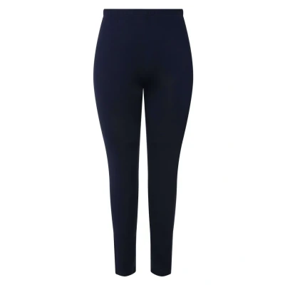 Abbildung von Ulla Popken Kuitlang Smalle Pijpen Elastische BAND Leggings Hosen, Damen, Größe: 42/44, Nachtblauw