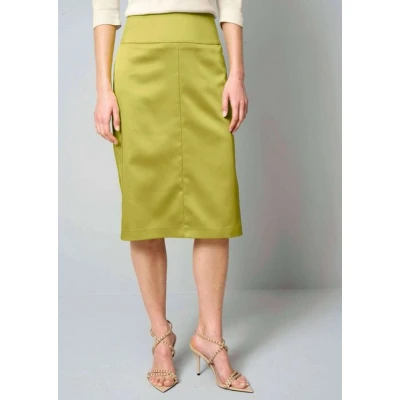 Abbildung von Alba Moda Alinienrock, Damen, Größe: 36, Lime