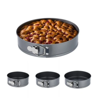 Abbildung von relaxdays Springform 4er Set rund