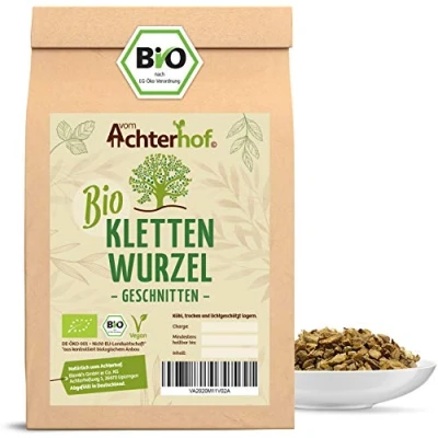 Abbildung von Klettenwurzeltee BIO (250g) Klettenwurzel getrocknet geschnitten Rückstandskontrolliert vom Achterhof